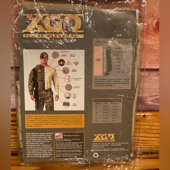 XGO FLAME RETARDANT BASE LAYER PANTS - Picture 2 of 4